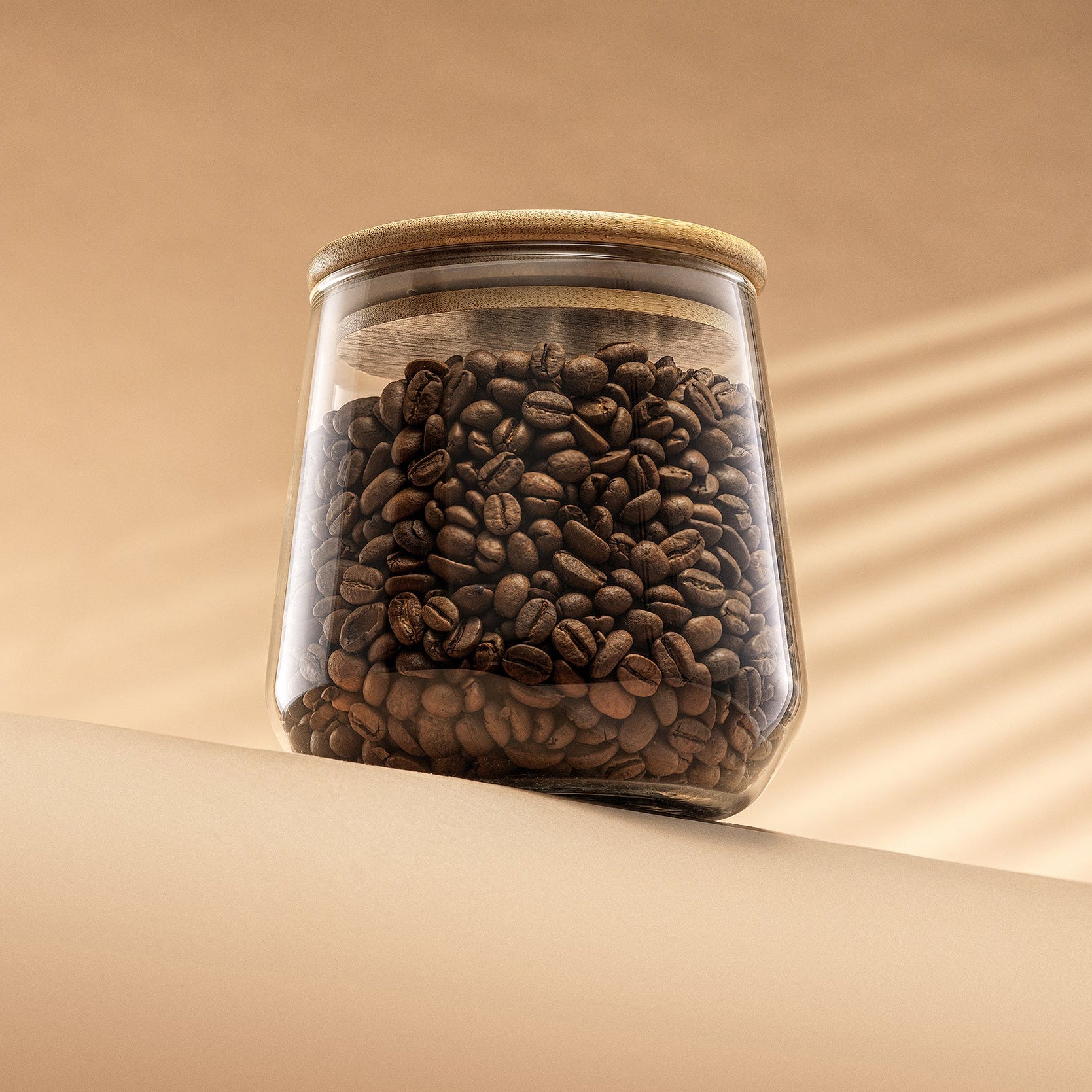 Glass Coffee Jar with Lid | JoyJolt