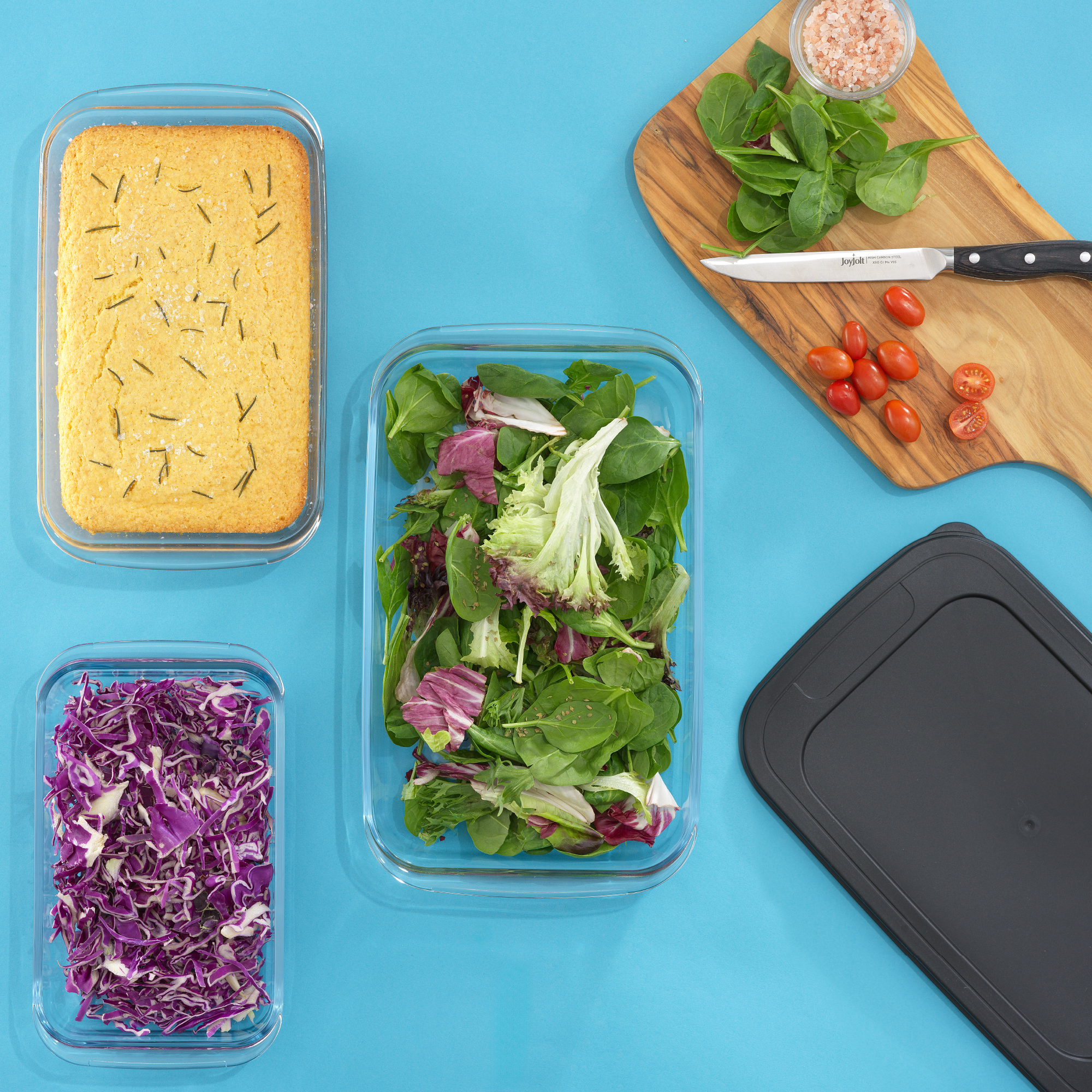 Borosilicate Glass Oven Dishes with Airtight Lids