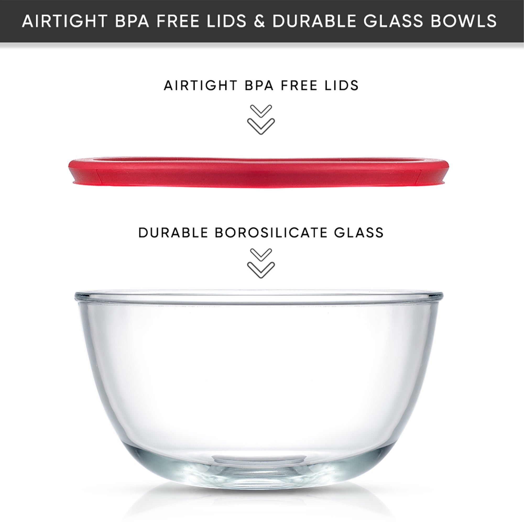 JoyJolt Joyful Mixing Bowls - Thumbnail 4