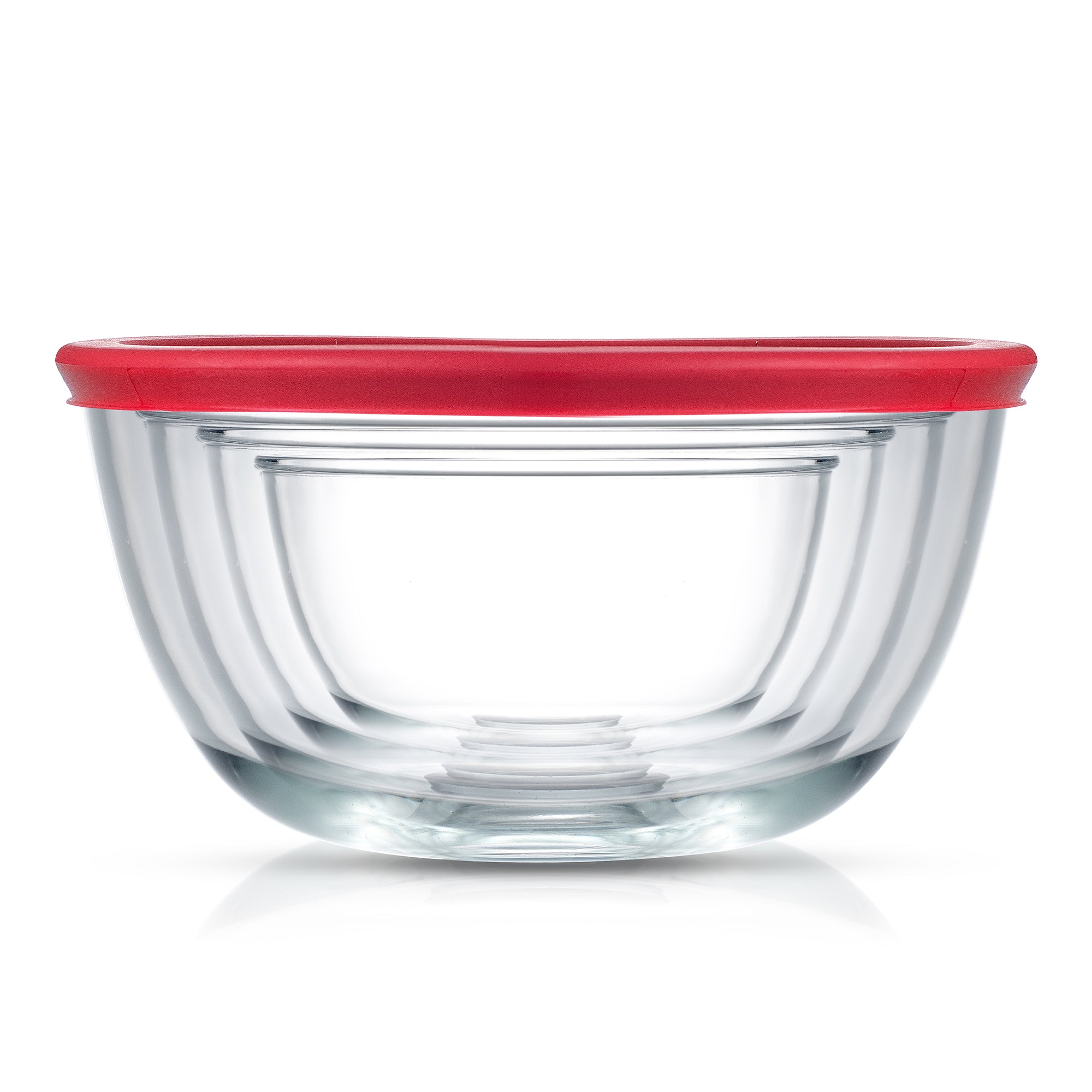 JoyFul Large Glass Mixing Bowls with Lids