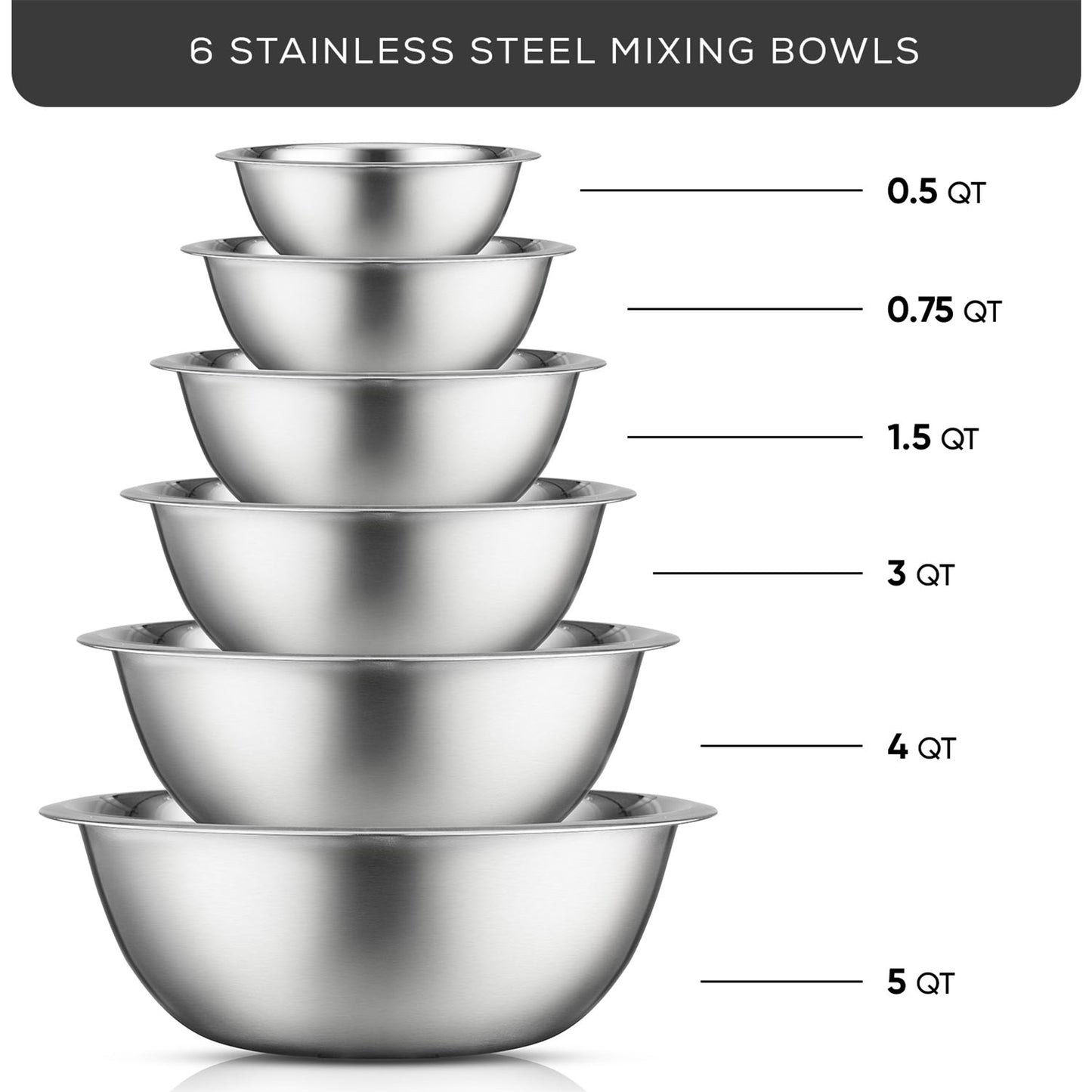 Stainless Steel Mixing Bowl Set