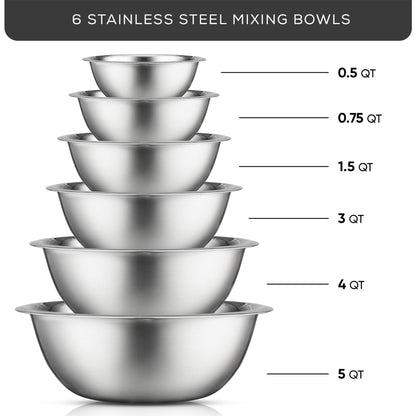 Stainless Steel Mixing Bowl Set