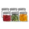 Mason Jars with Airtight Lids, Labels and Measures