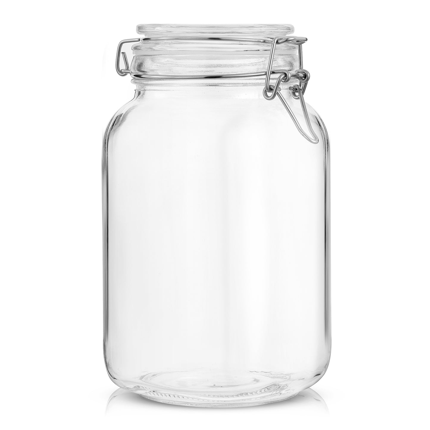 Airtight Food Storage Jars & Silicone Seal Lids Set