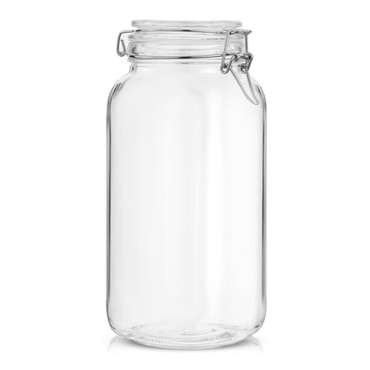 Airtight Food Storage Jars & Silicone Seal Lids Set