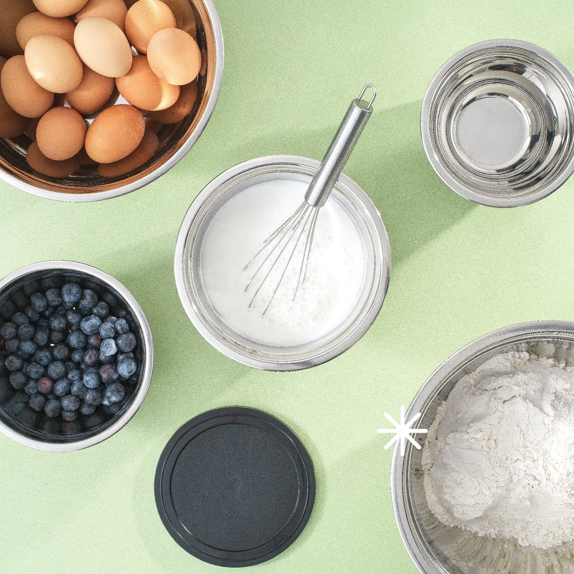 Stainless Steel Mixing Bowls with Lids Set