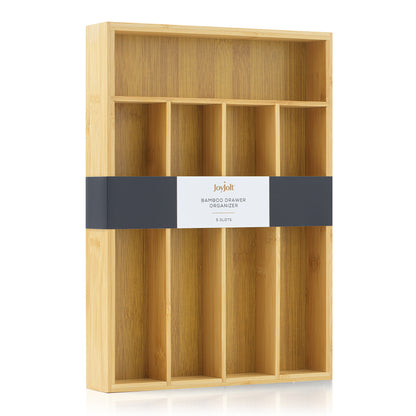 5 Compartment Bamboo Drawer Organizer