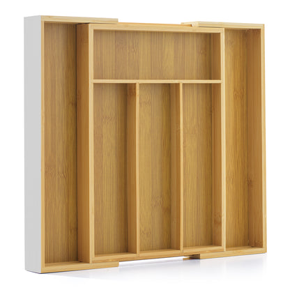 Expandable Bamboo Drawer Organizer
