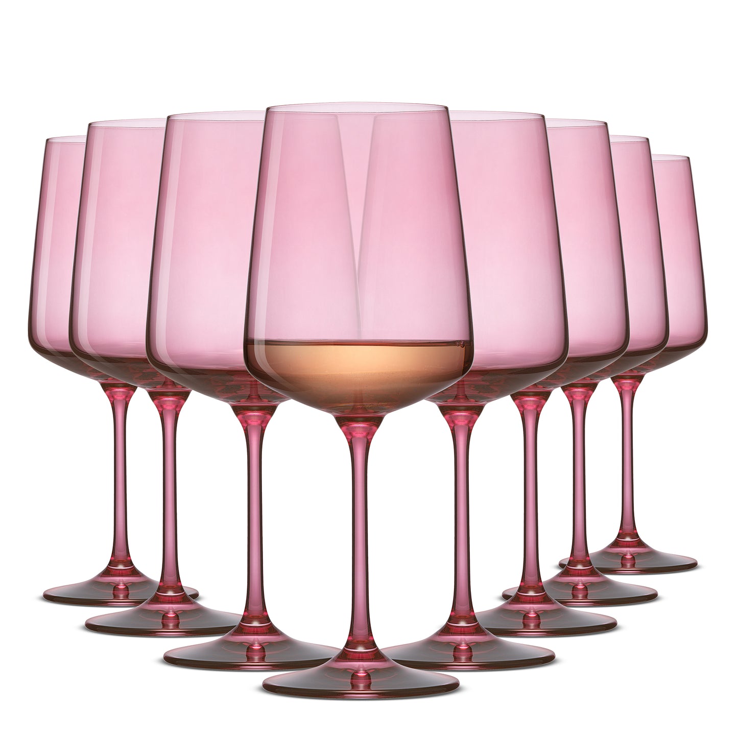 Sidney White Wine Glasses, 17 oz