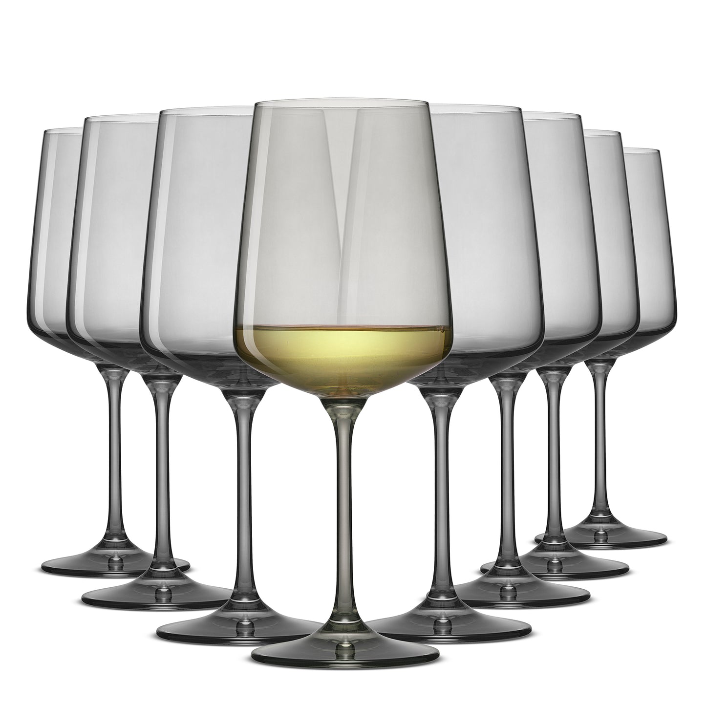 Sidney White Wine Glasses, 17 oz