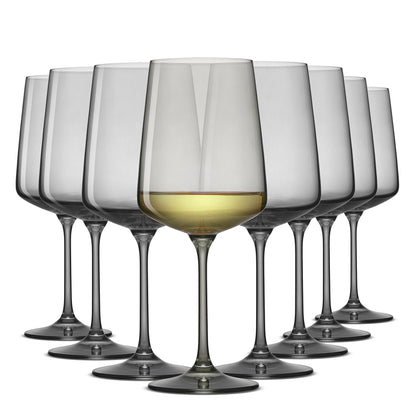 Sidney White Wine Glasses, 17 oz