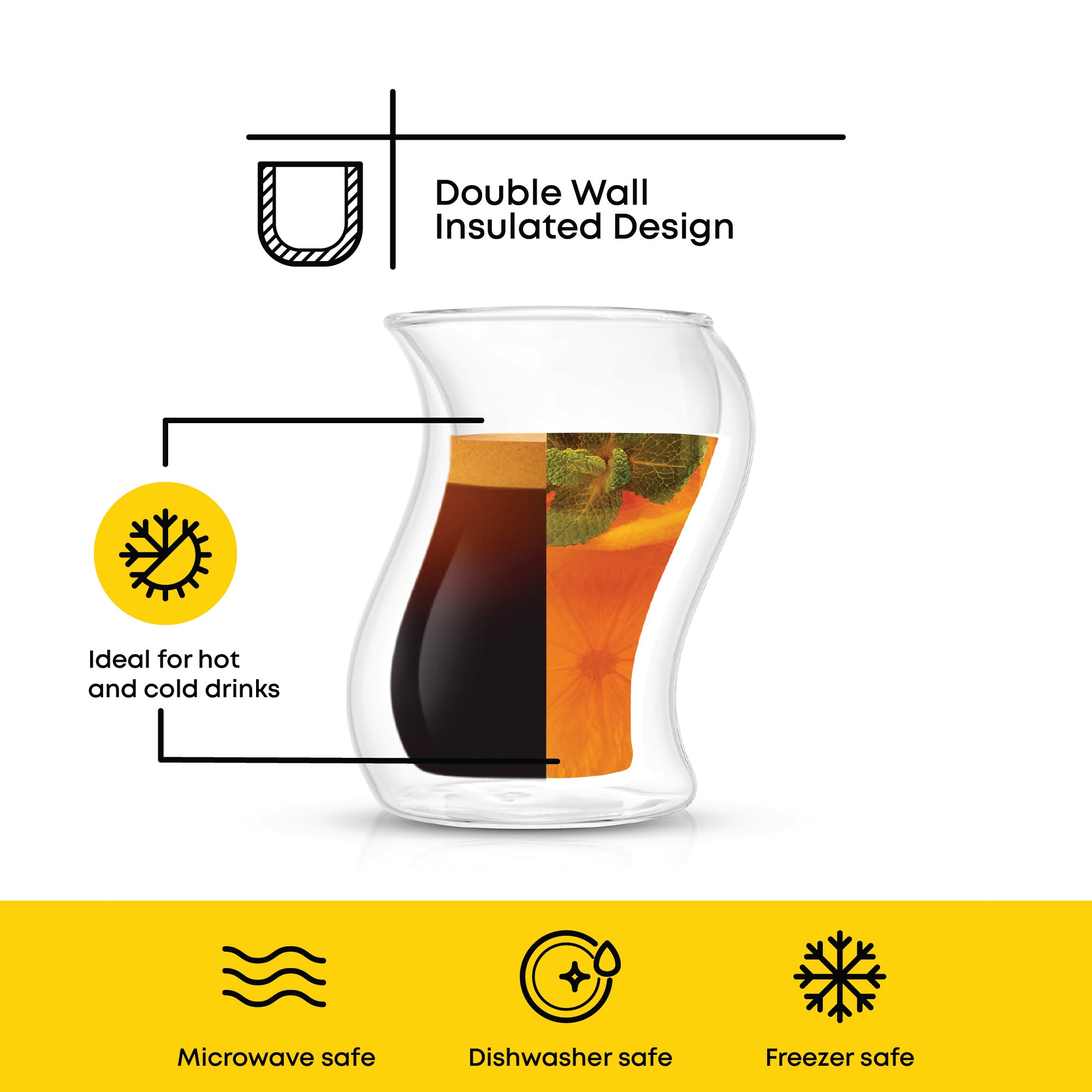 Pivot Double Wall Espresso Glasses