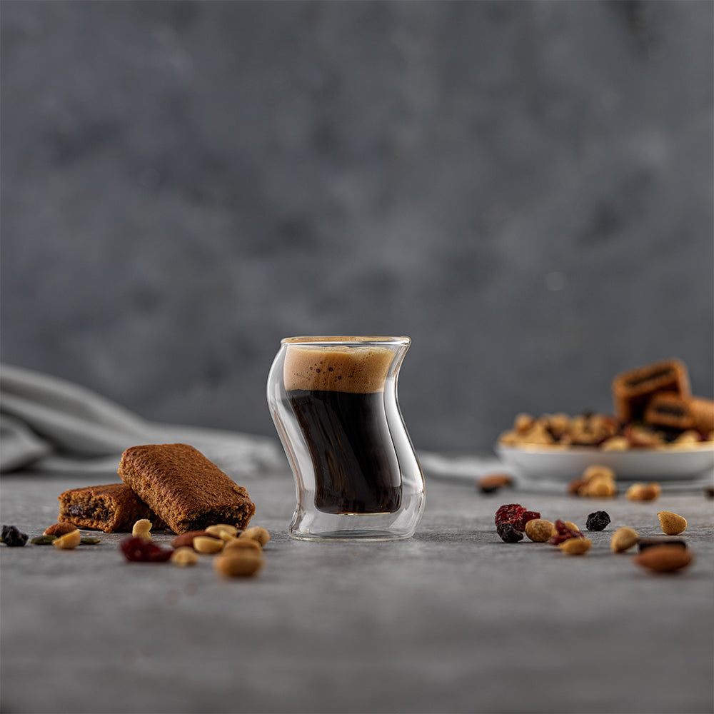 JoyJolt Pivot Espresso Glasses