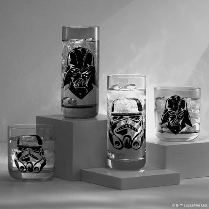 Star Wars™ Dark Side Monochrome Tall Drinking Glasses
