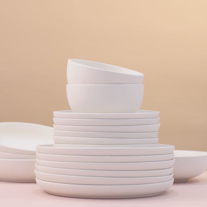 Mesa 4-Piece Stoneware Pasta Bowls Set