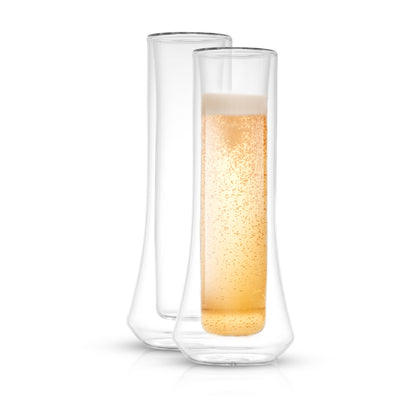 Cosmo Double Walled Champagne Glasses, 5 oz
