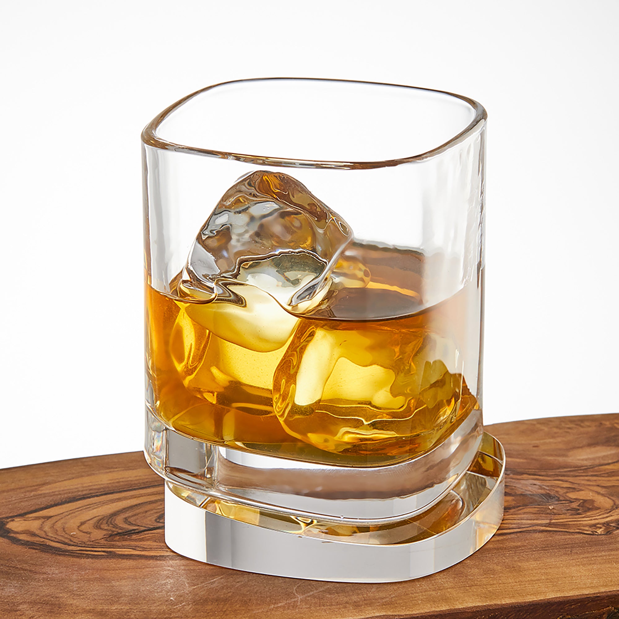 Aqua Vitae Lead Free Crystal Square Off Base Glasses