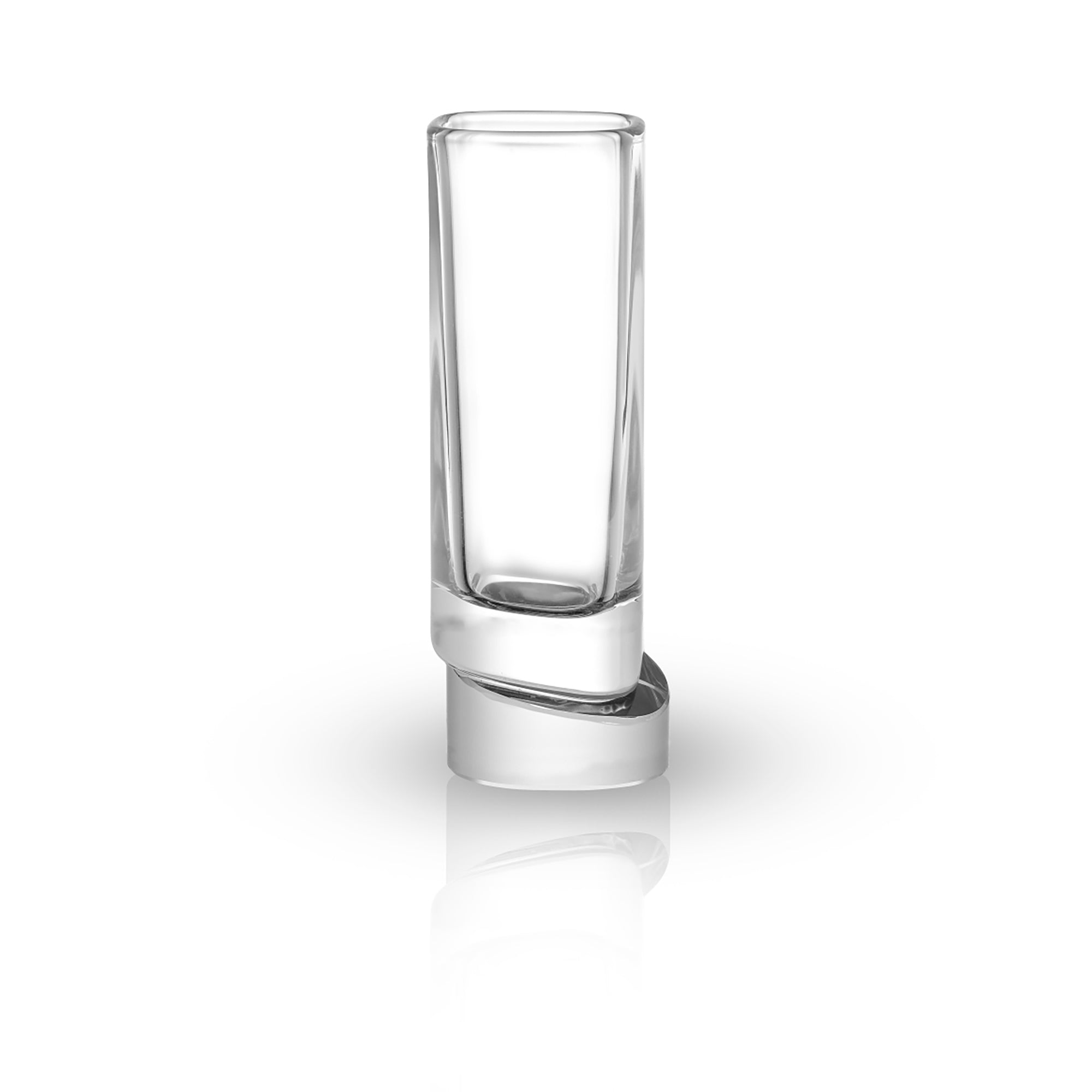 Aqua Vitae Lead Free Crystal Square Off Base Glasses
