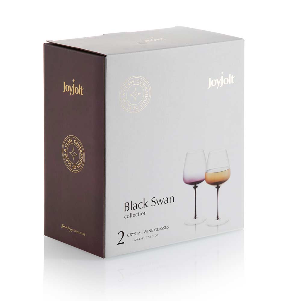 Black Swan White Wine Glasses