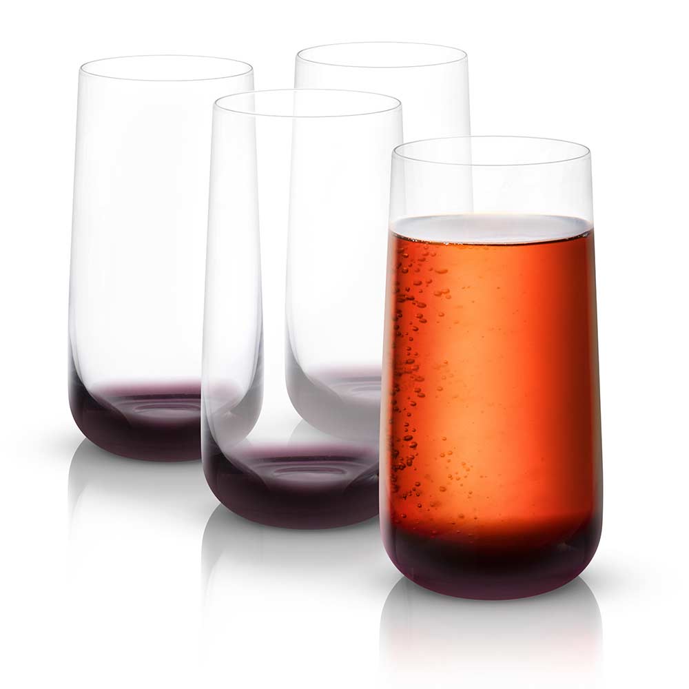Black Swan Highball Glasses, 18.2 oz