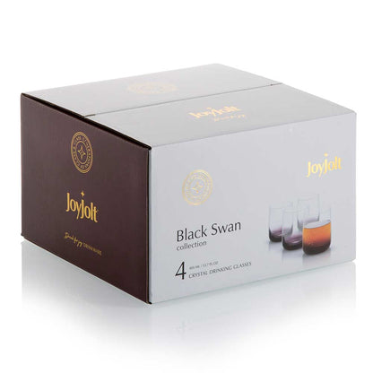Black Swan Whiskey Glasses, 13.7 oz