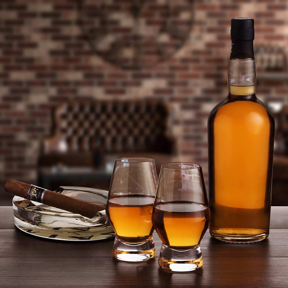 Halo Snifter Whiskey Glasses