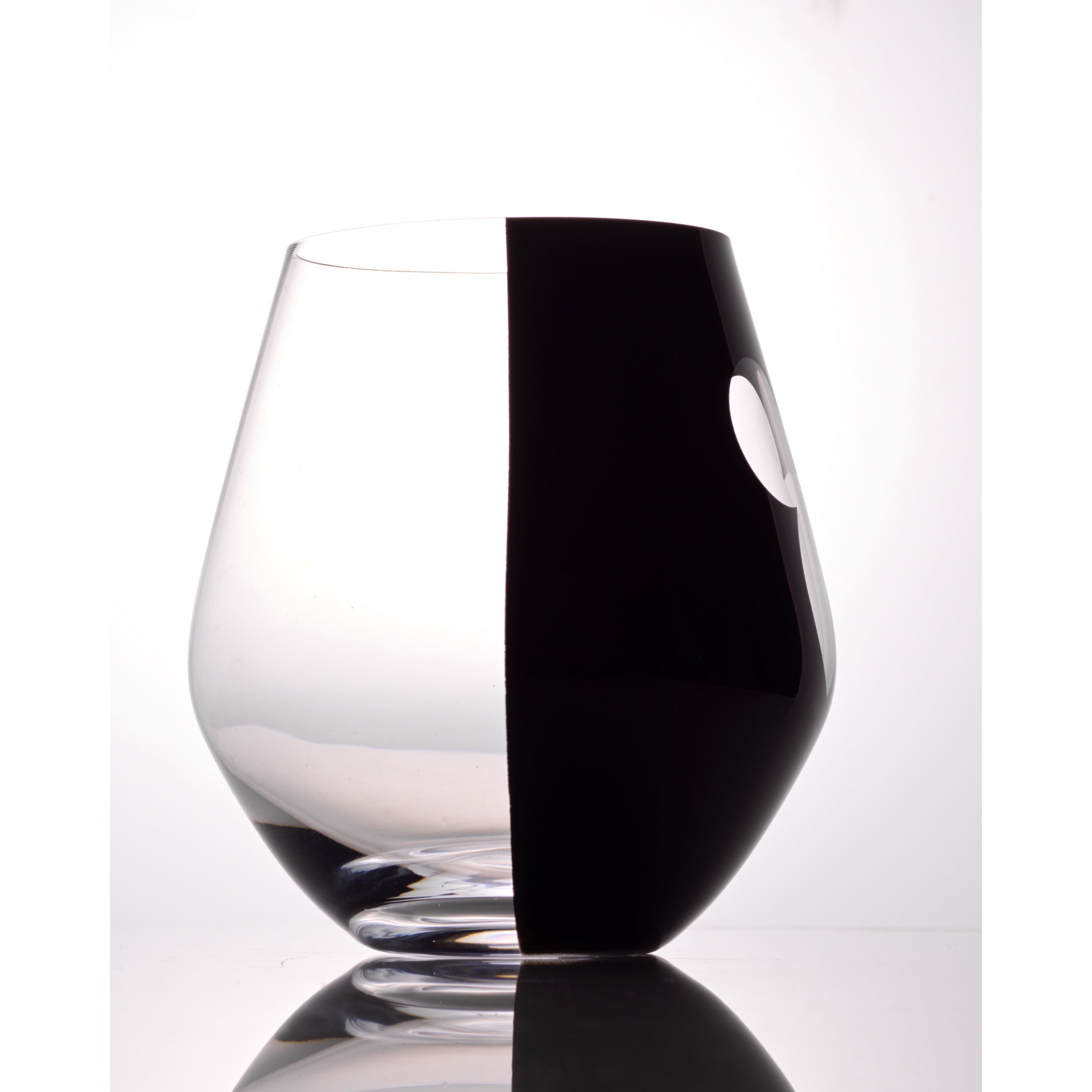 Disney Luxury Mickey Mouse Crystal Stemless Glass Set