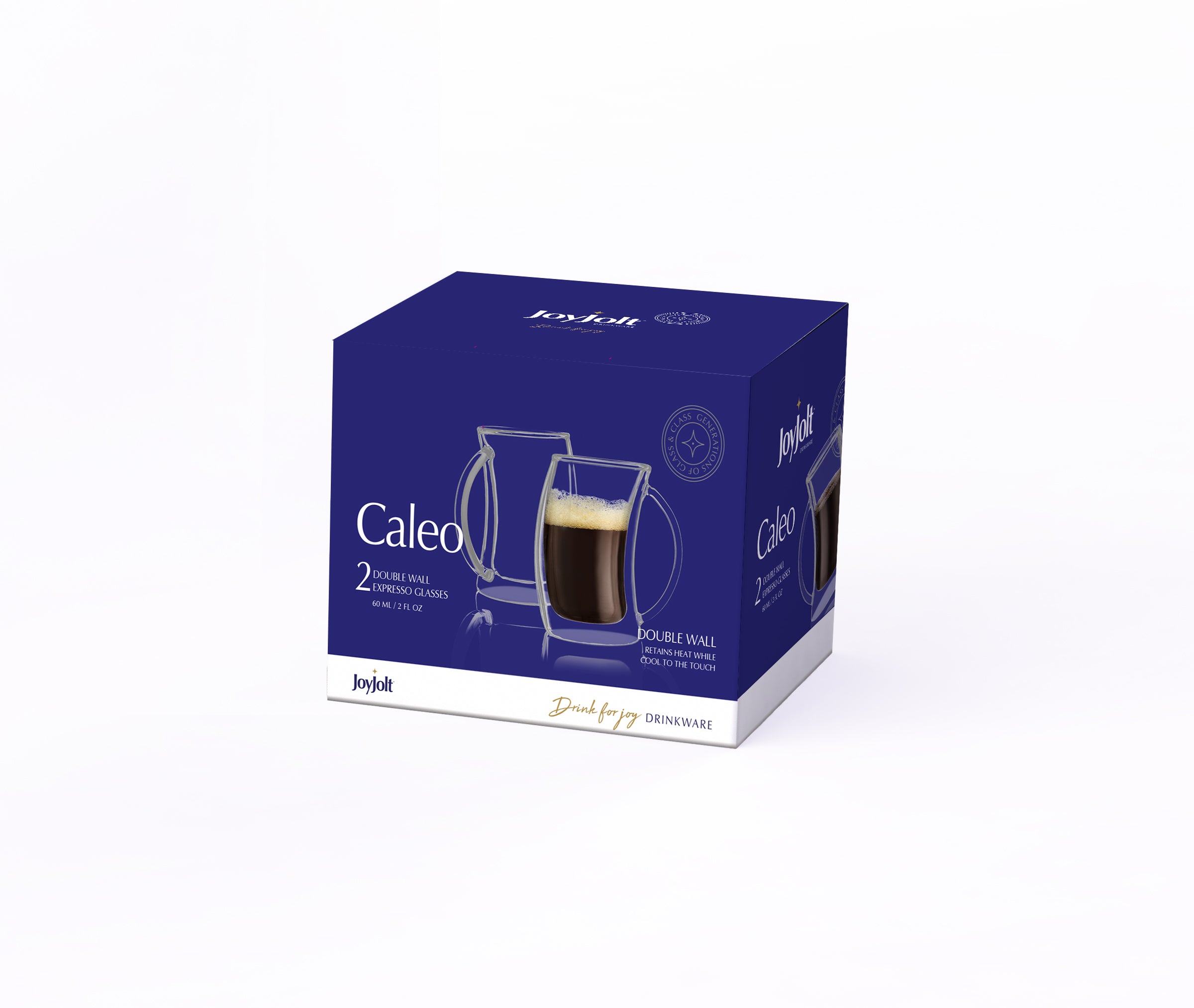 Caleo Double Wall Glasses 2 oz