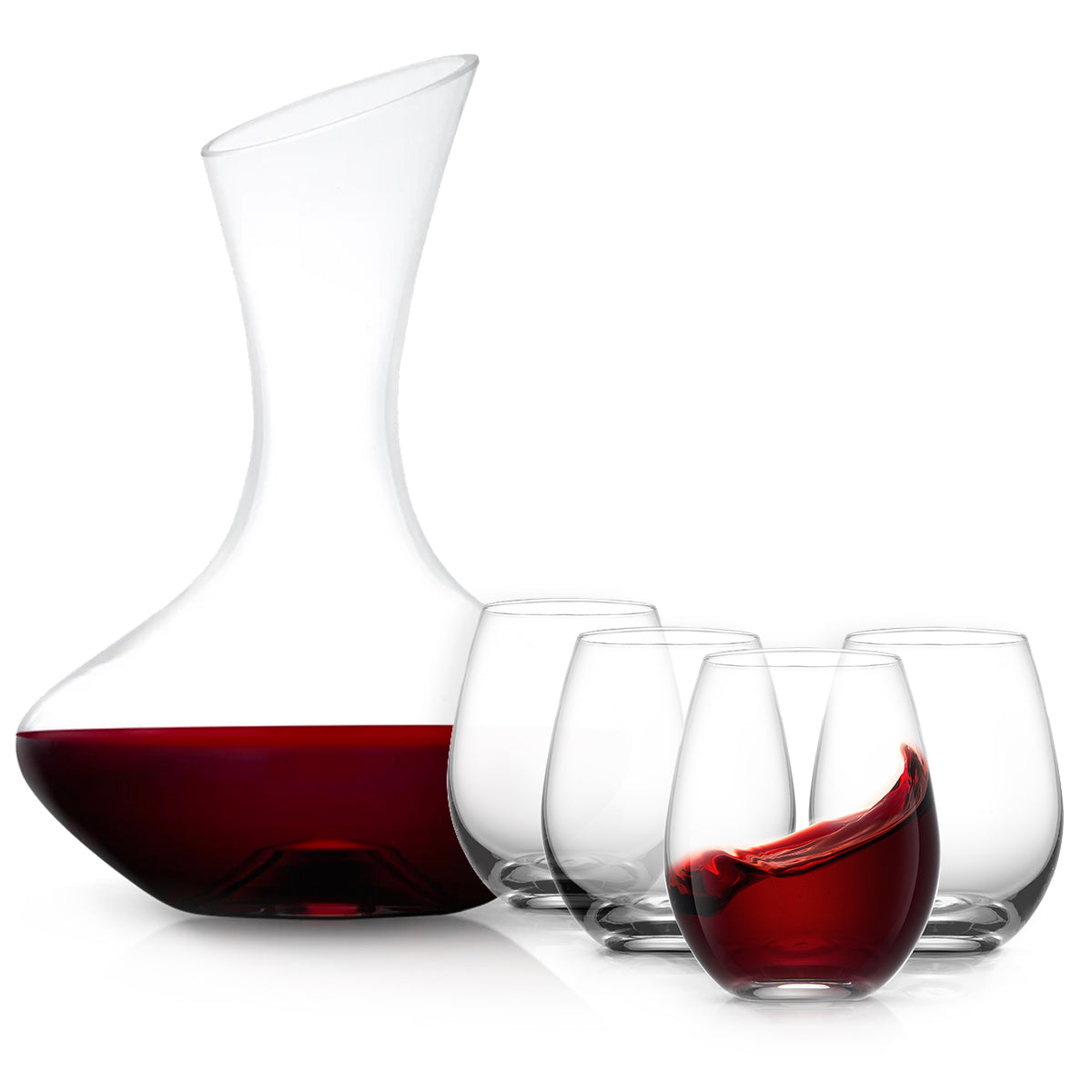 Lancia Crystal Wine Decanter Set