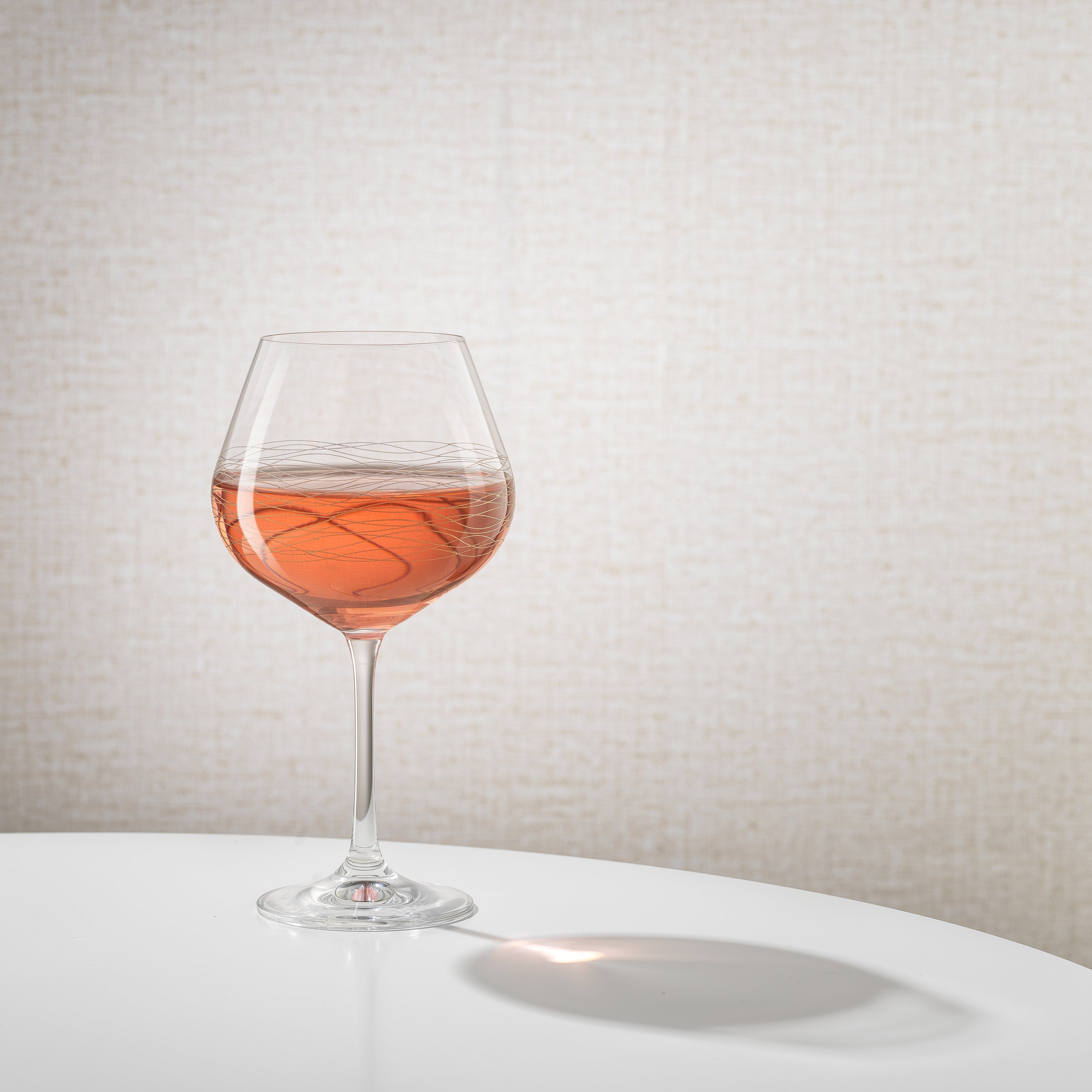 Golden Royale Crystal Round Red Wine Goblet - 21 oz - Set of 2