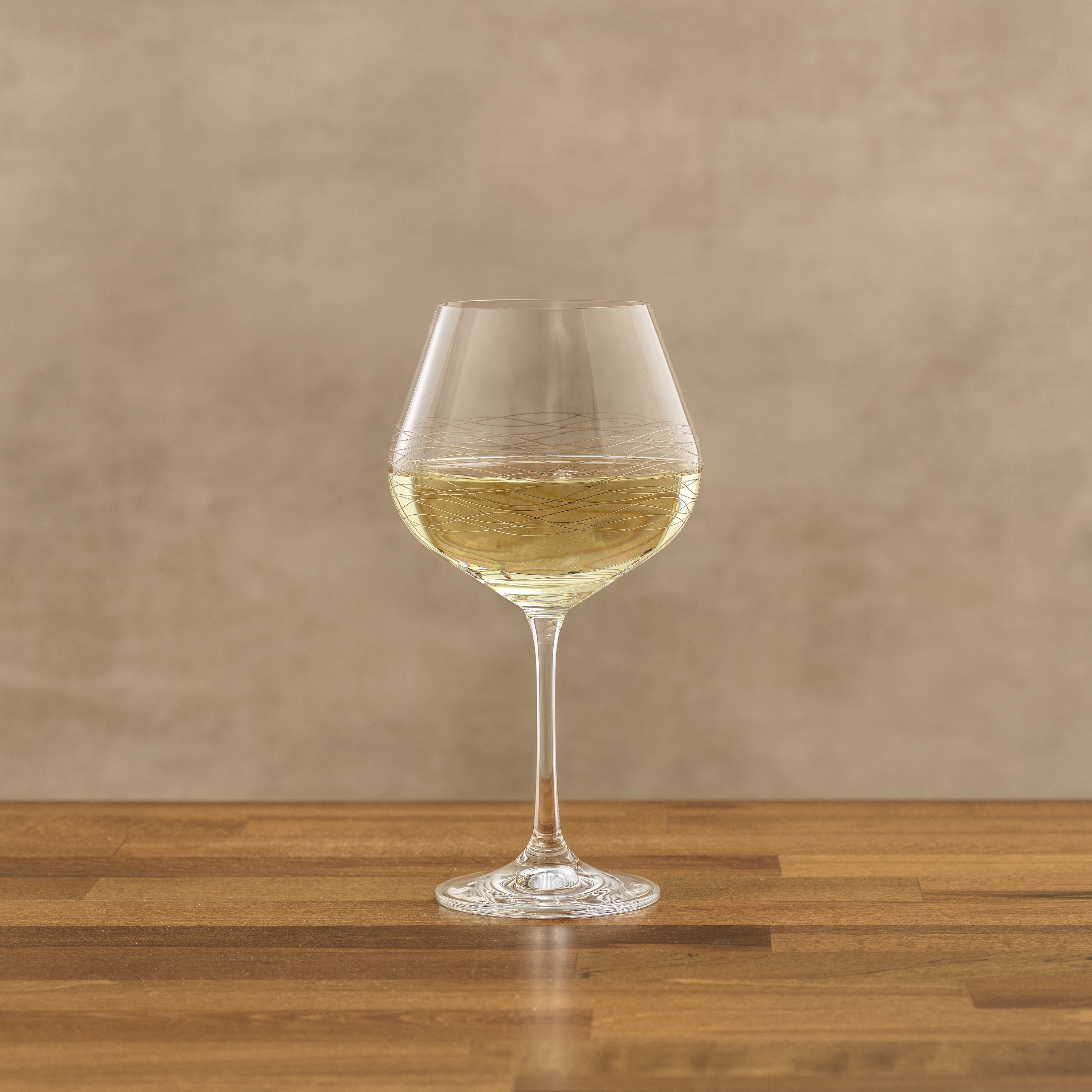 Golden Royale Crystal Round Red Wine Goblet - 21 oz - Set of 2