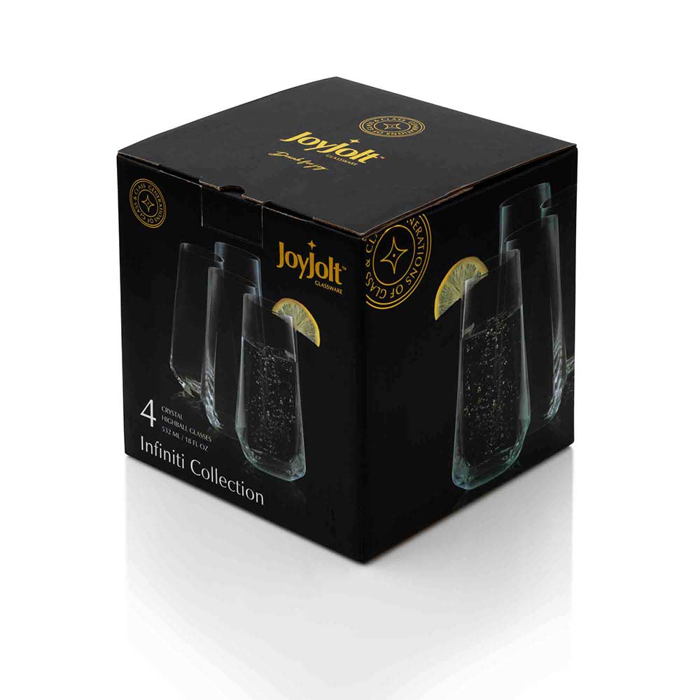 Infiniti Highball Glasses, 18 oz