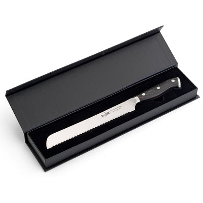 JoyJolt 8-in Bread Knife High Carbon Steel Kitchen Knife