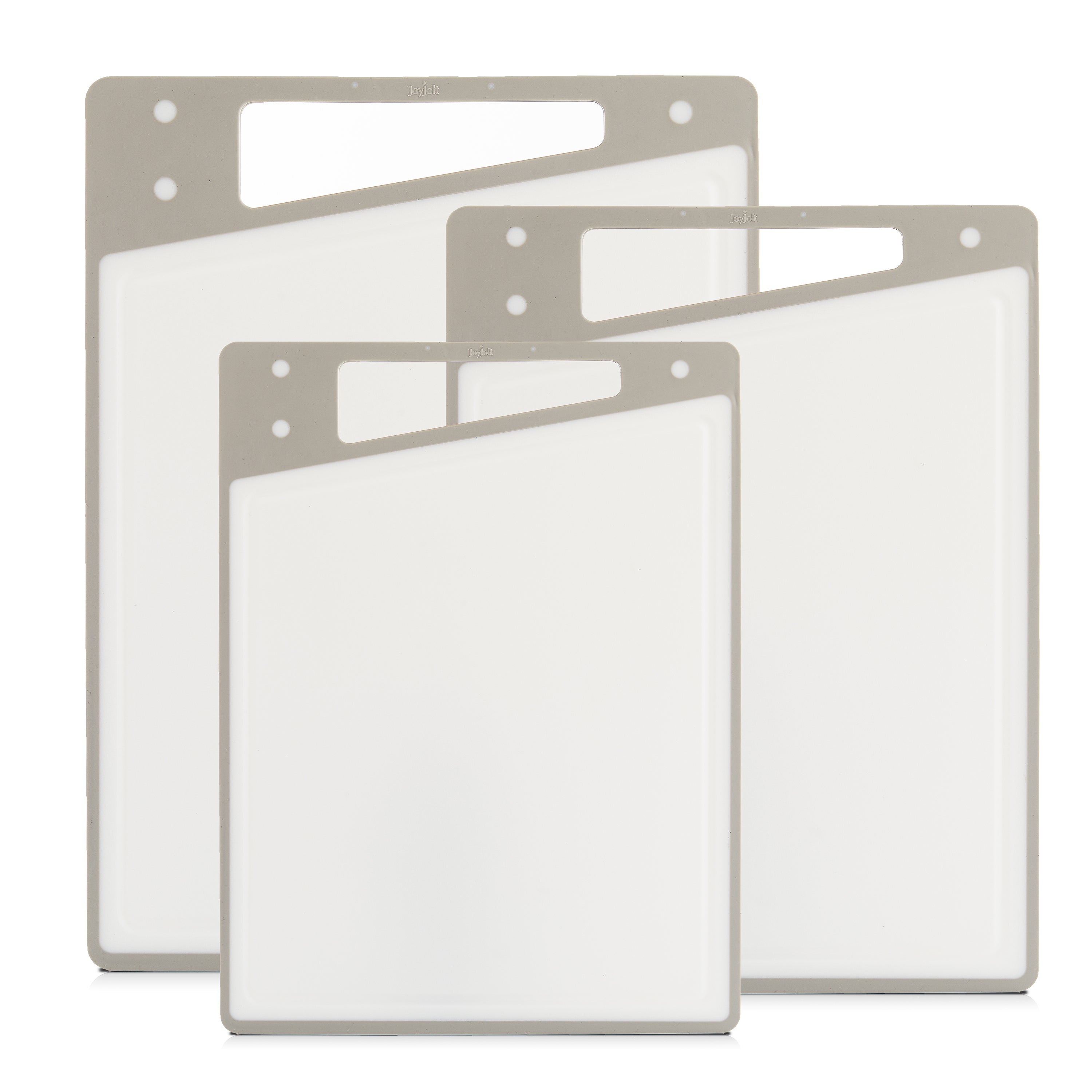 JoyJolt 3 Piece Kitchen Cutting Board Set