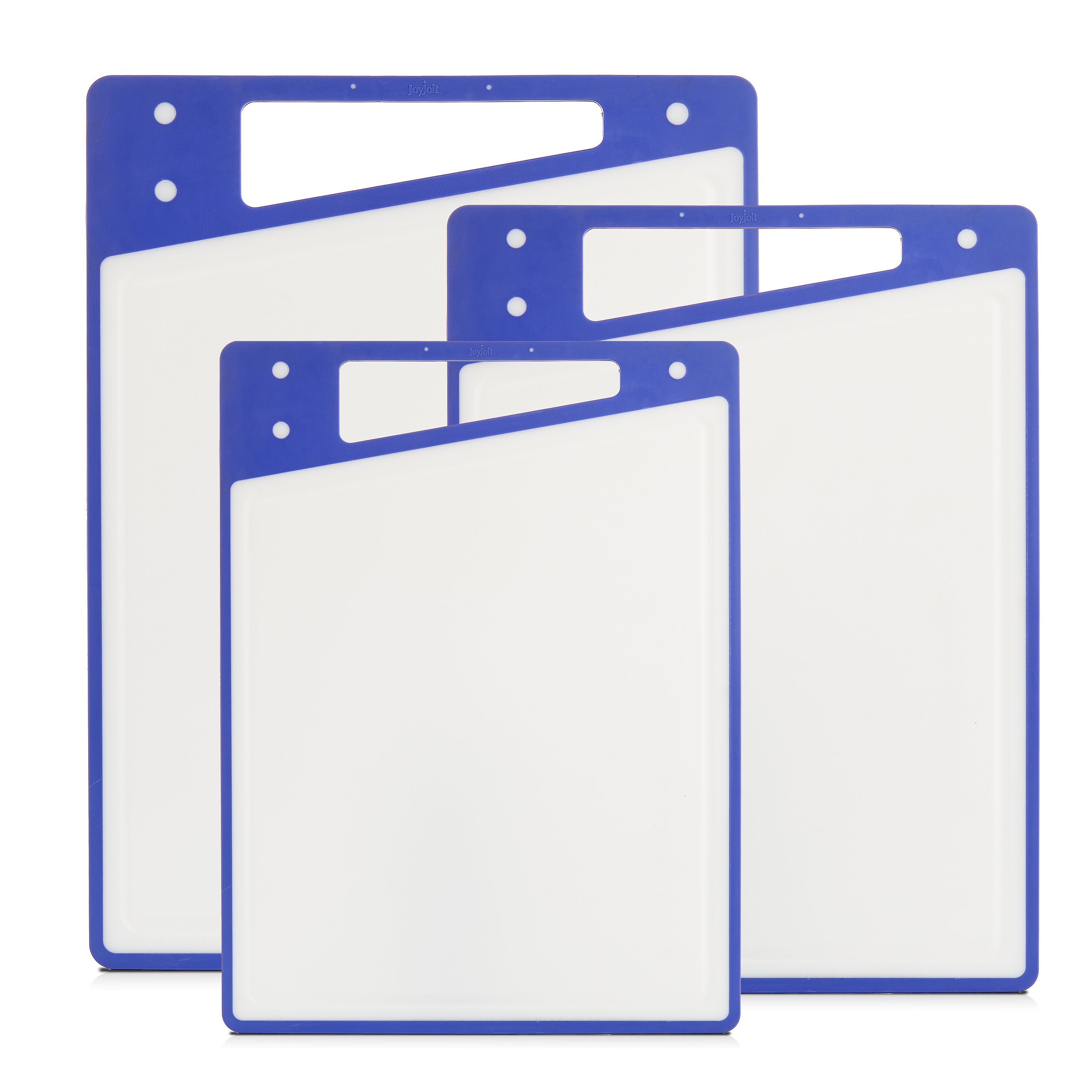 JoyJolt 3 Piece Kitchen Cutting Board Set