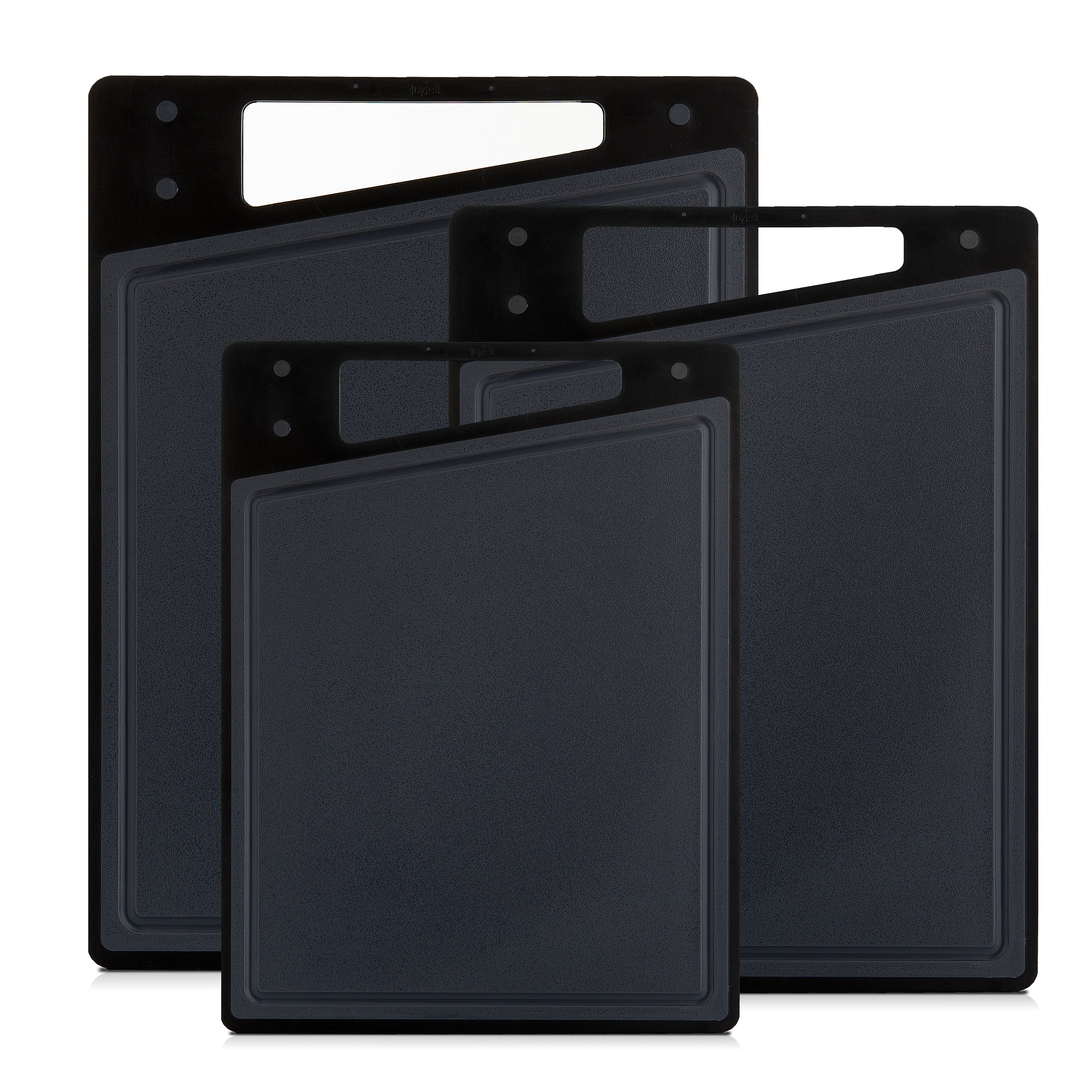 JoyJolt 3 Piece Kitchen Cutting Board Set
