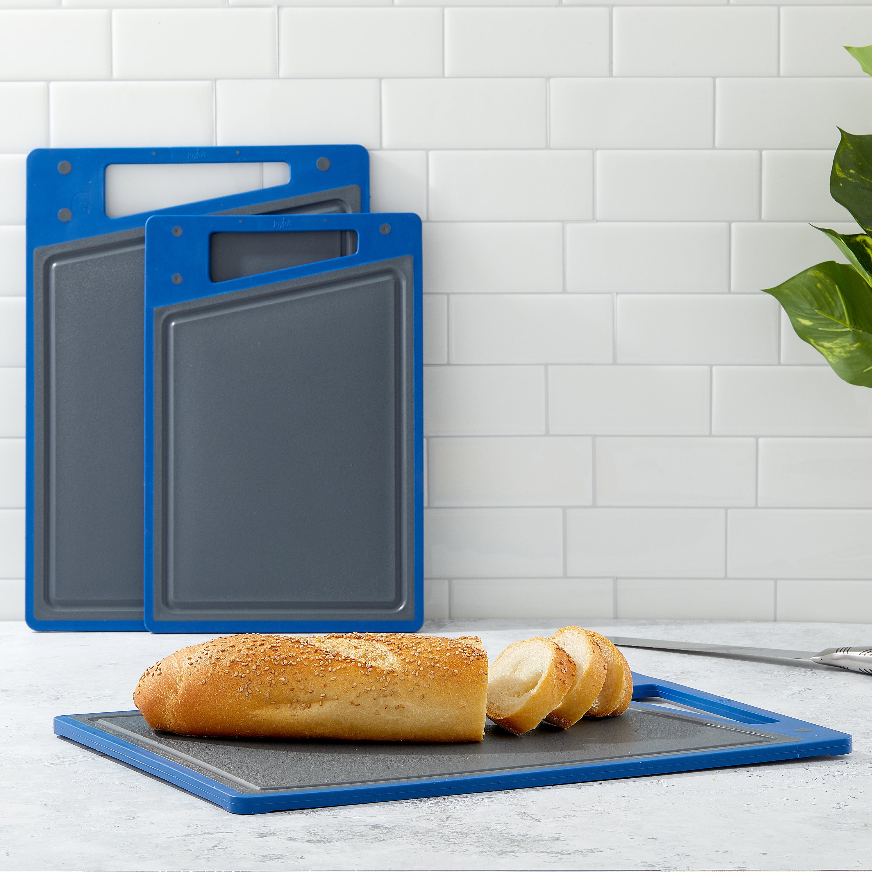 JoyJolt 3 Piece Kitchen Cutting Board Set