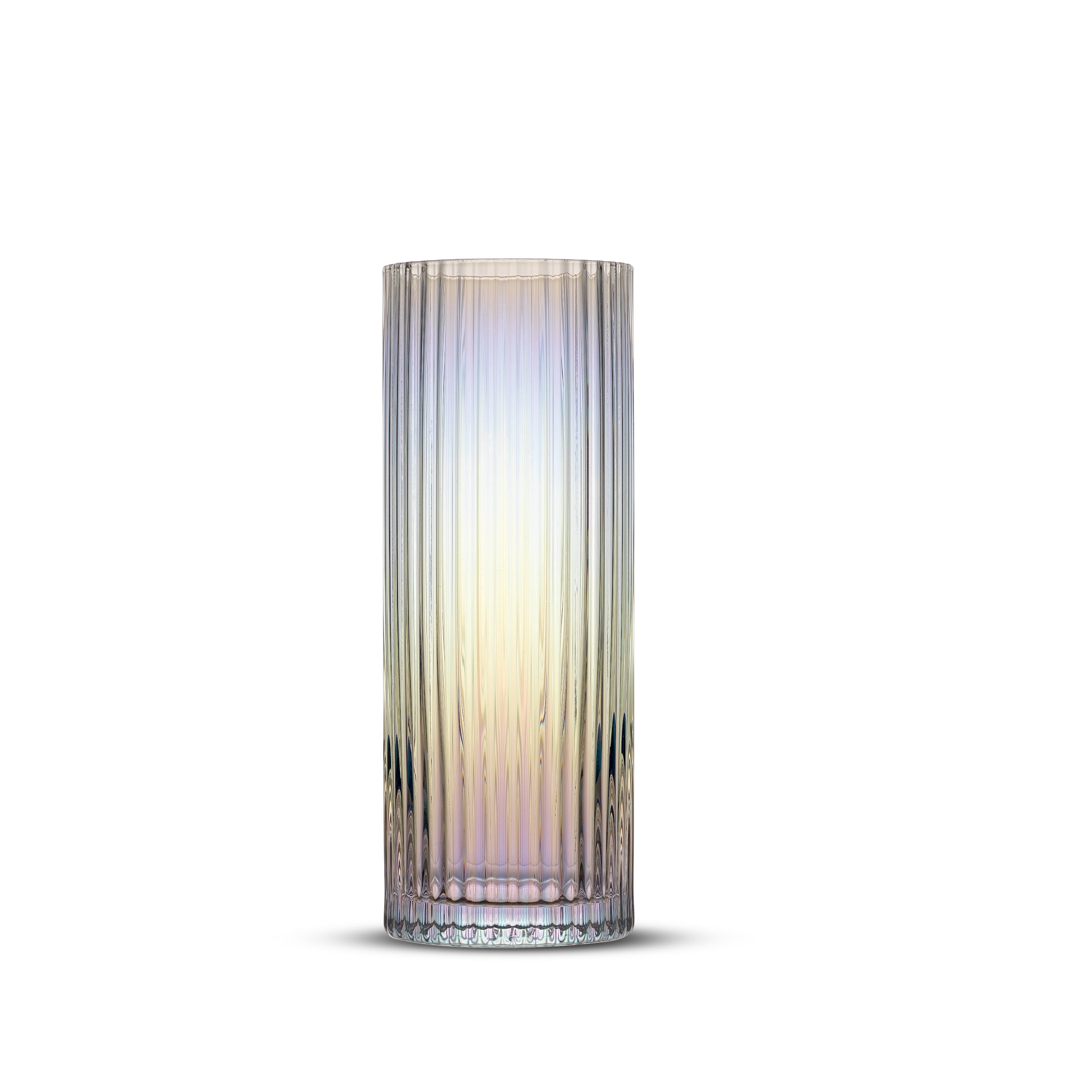 Christian Siriano New York Chroma Iridescent Highball Glass Set