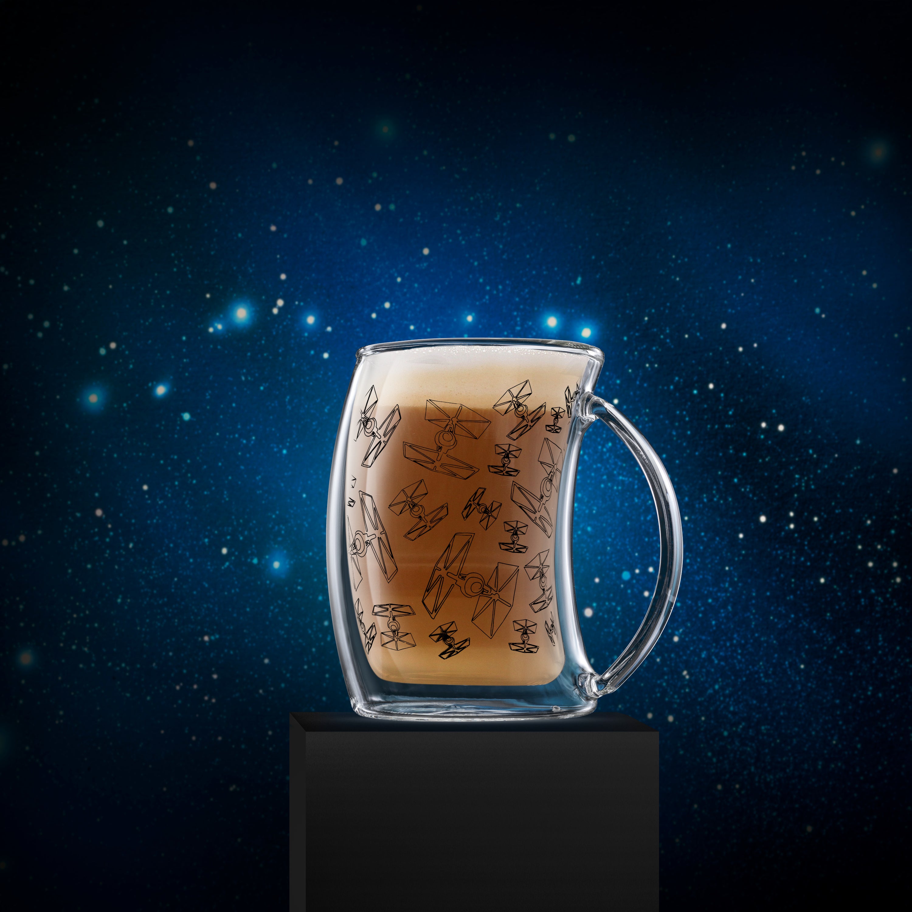Star Wars™ TIE Fighter™ Double Wall Glass Mug Set
