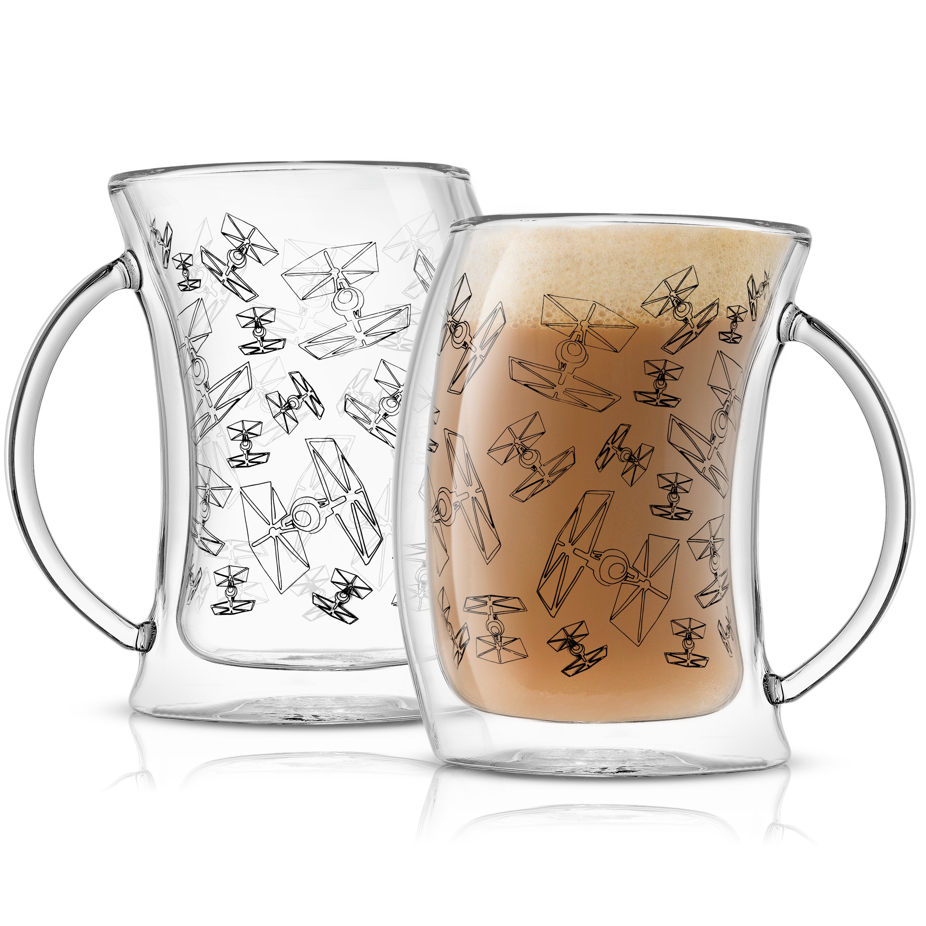 Star Wars™ TIE Fighter™ Double Wall Glass Mug Set