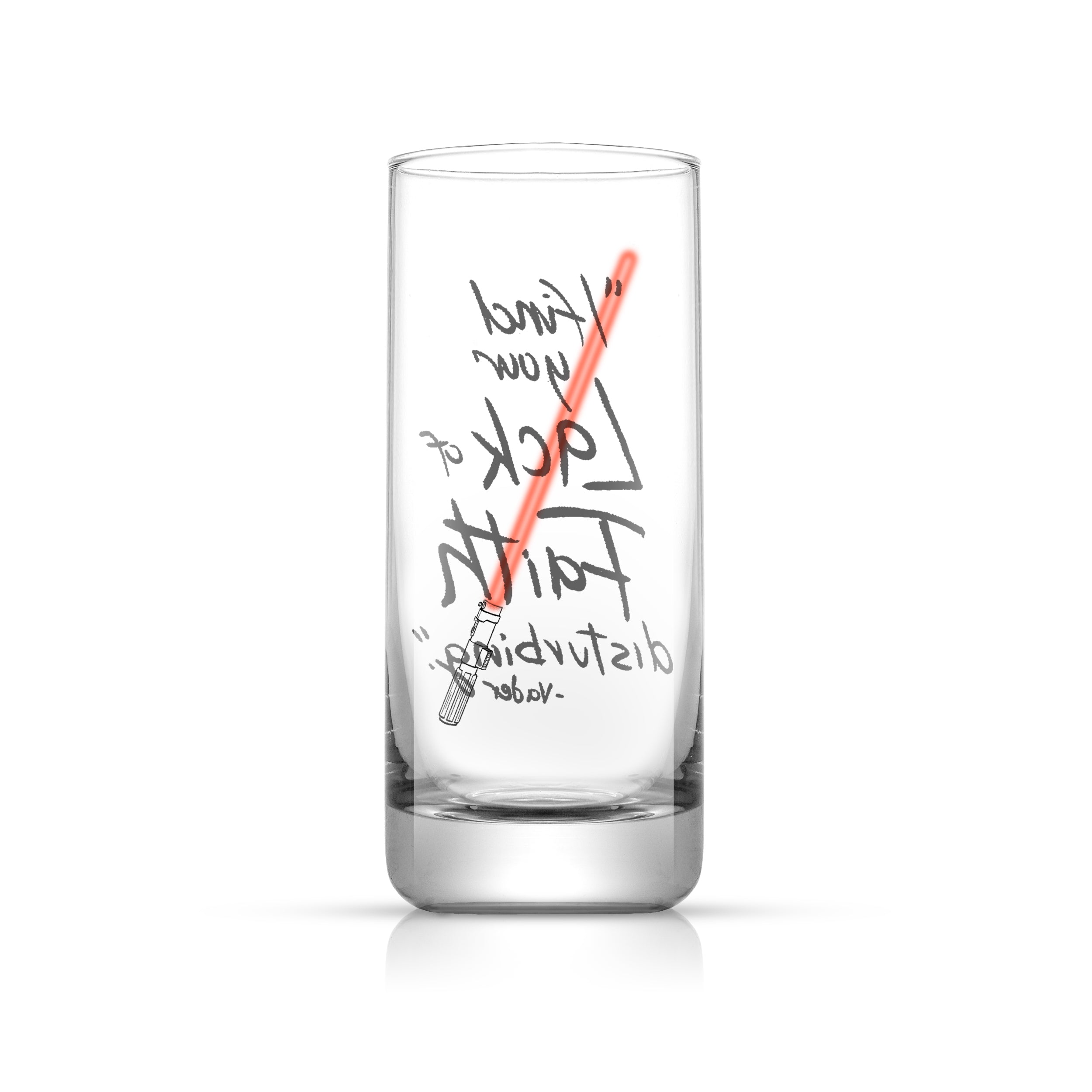 Star Wars™ Darth Vader™ Lightsaber Tall Drinking Glass Set