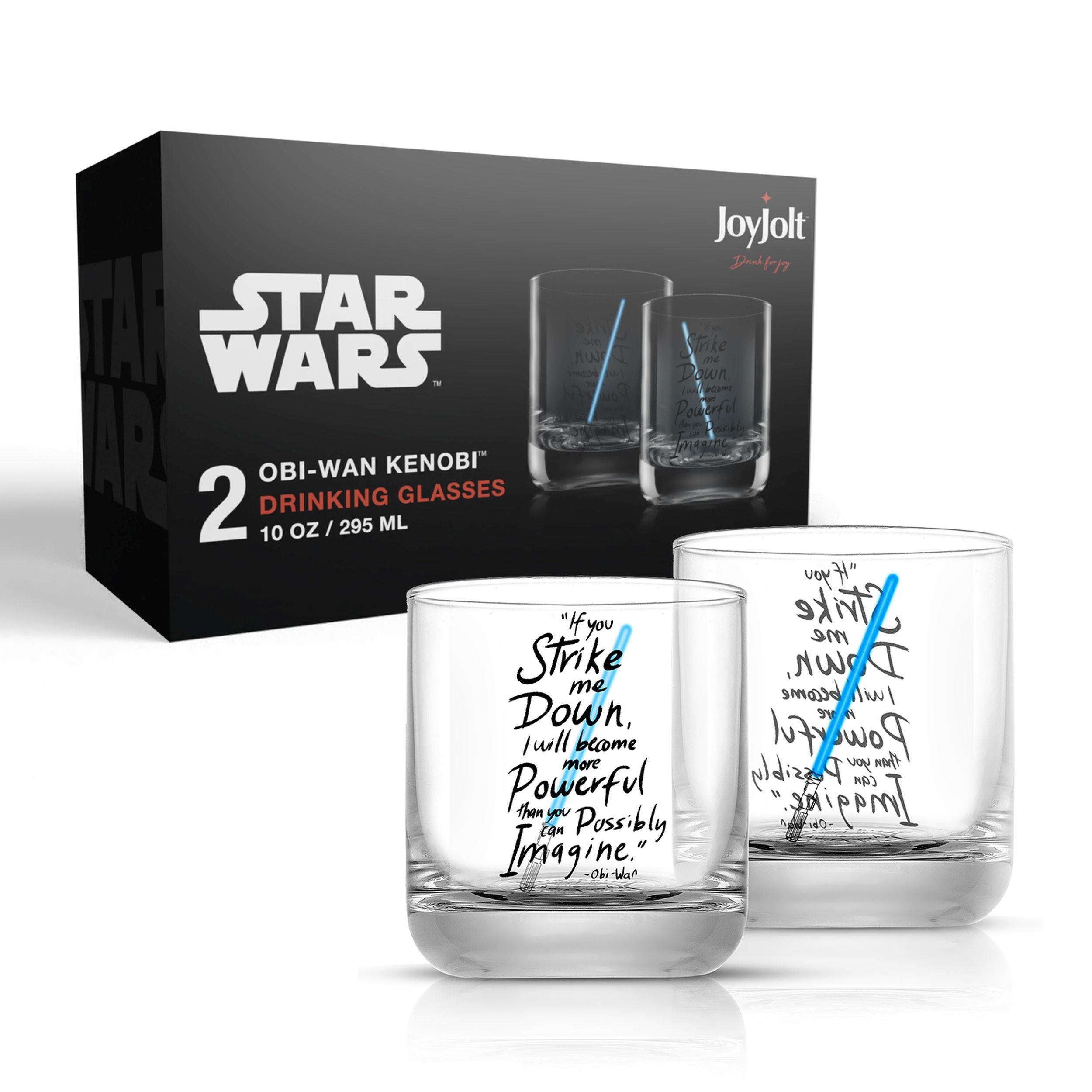 Star Wars™ Obi-Wan Kenobi™ Lightsaber Short Drinking Glass Set