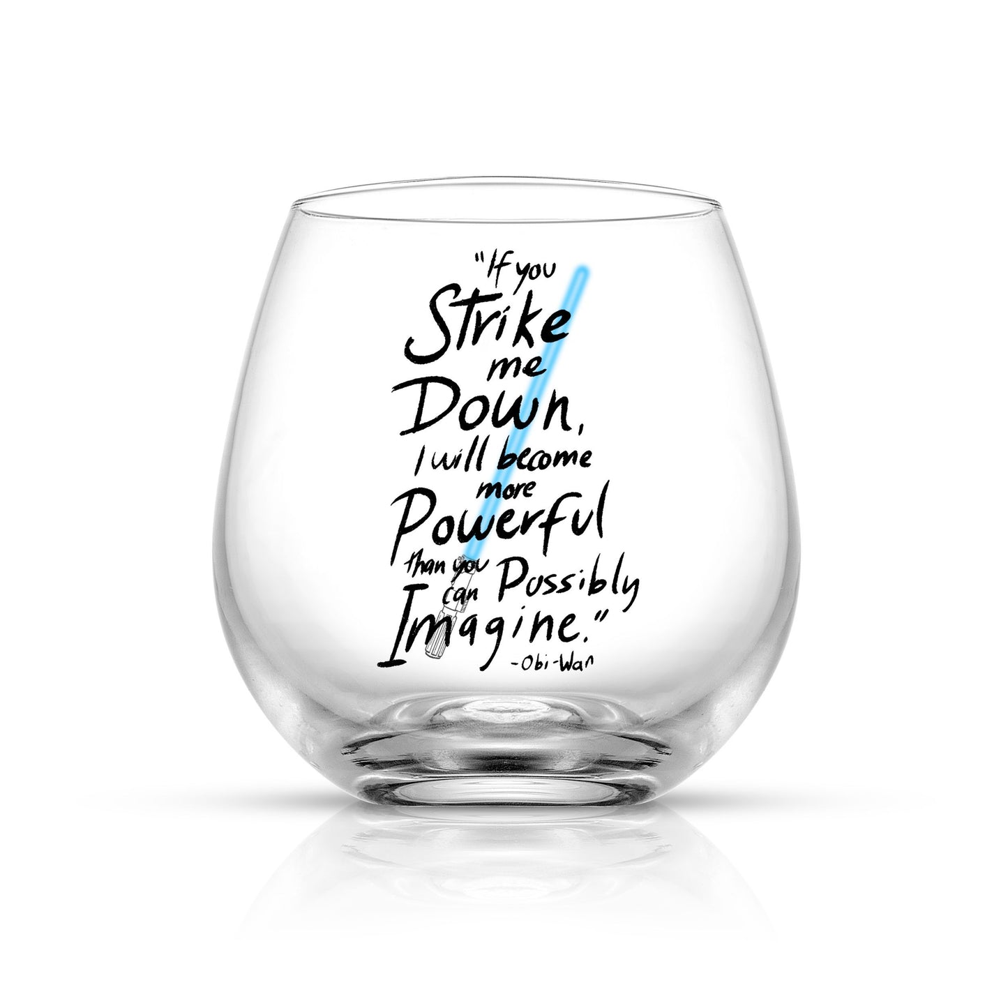 Star Wars™ Obi-Wan Kenobi™ Lightsaber Stemless Drinking Glass Set