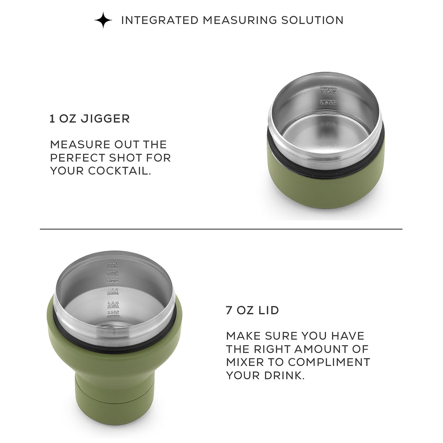 JoyJolt Vacuum Insulated Cocktail Protein Shaker