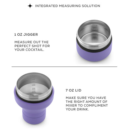 JoyJolt Vacuum Insulated Cocktail Protein Shaker