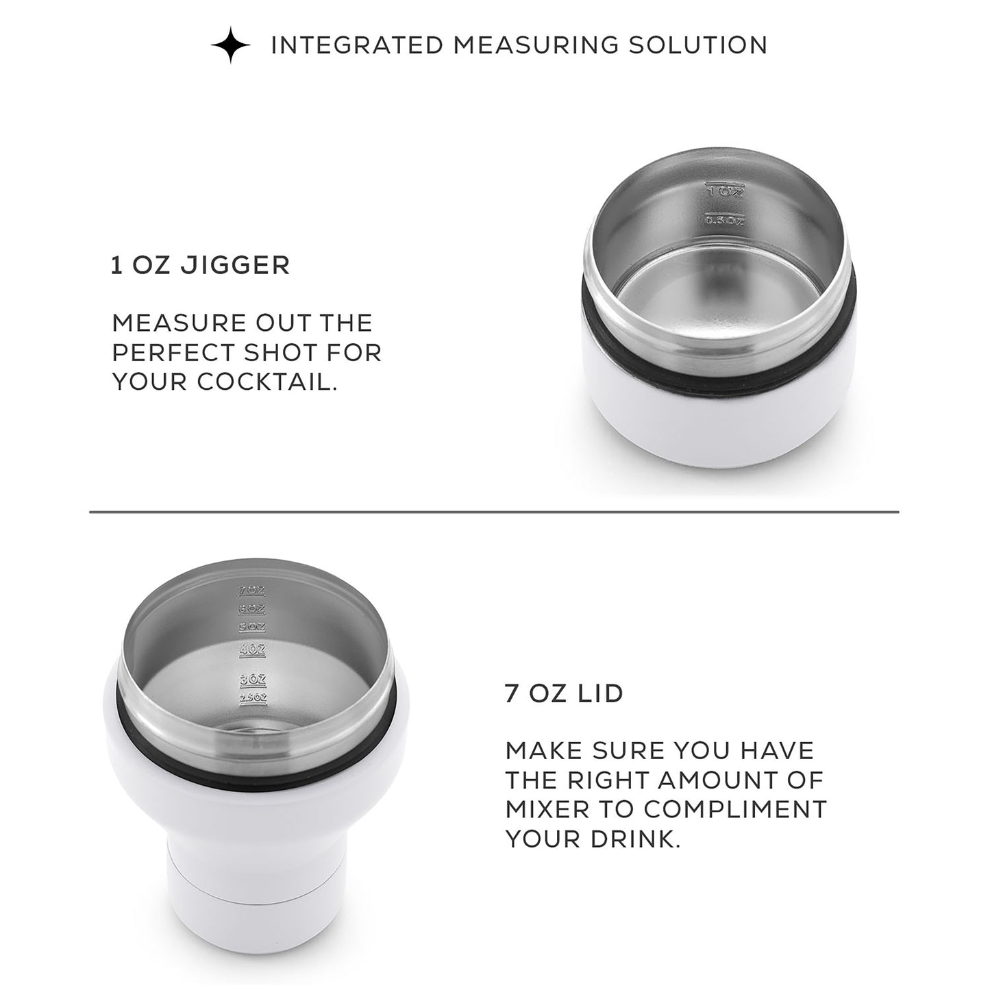 JoyJolt Vacuum Insulated Cocktail Protein Shaker