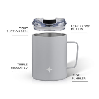 JoyJolt Vacuum Insulated Tumbler with Lid & Handle