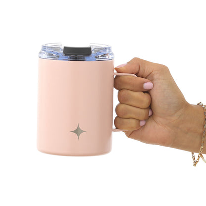 JoyJolt Vacuum Insulated Tumbler with Lid & Handle