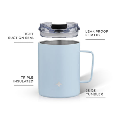 JoyJolt Vacuum Insulated Tumbler with Lid & Handle