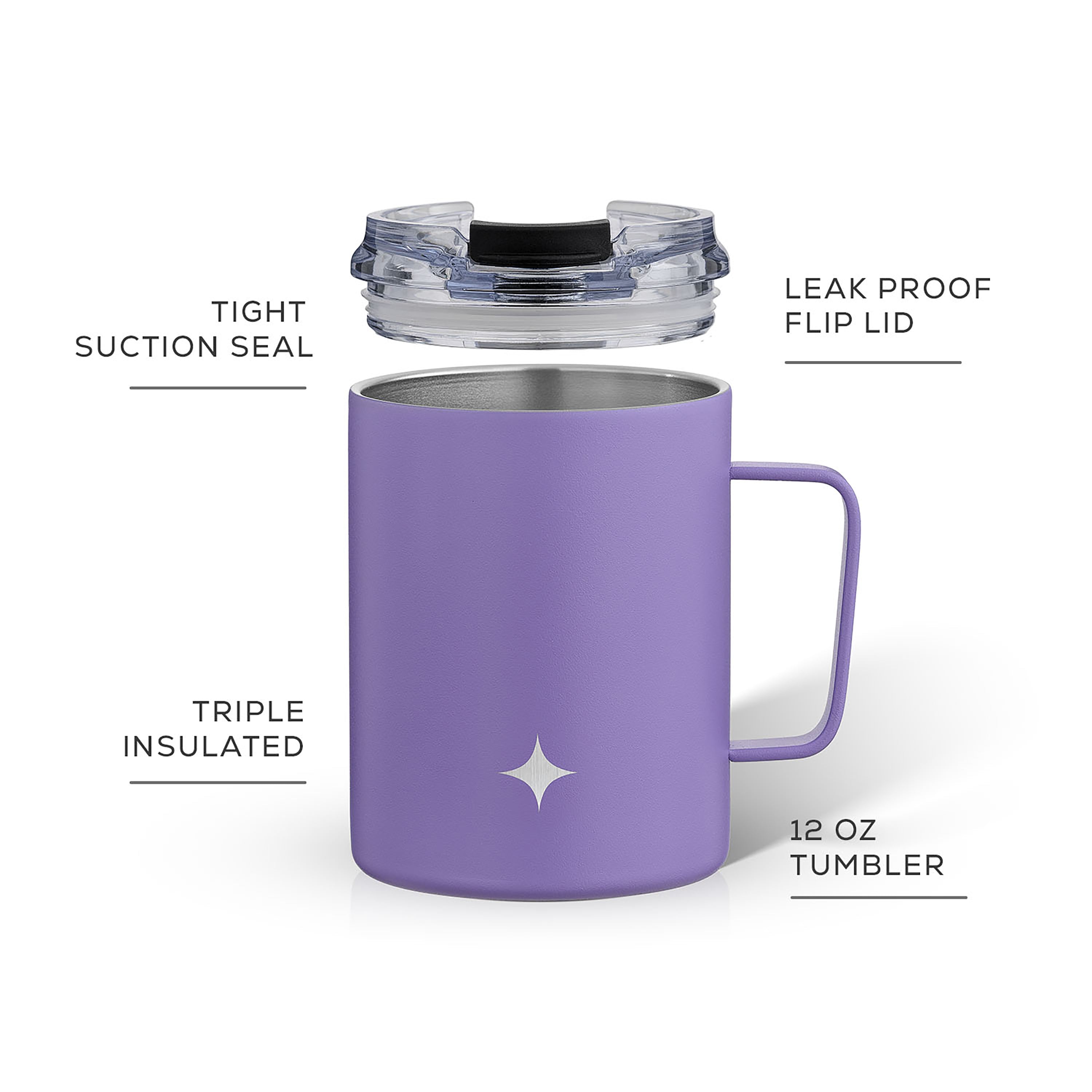 JoyJolt Vacuum Insulated Tumbler with Lid & Handle - Thumbnail 5